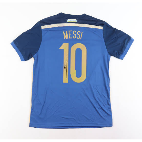 2014 Argentina Final Messi Jersey – Authentic World Cup Edition Striker Style Soccer