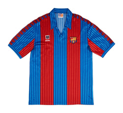 FC Barcelona 1990/91 Home Jersey Striker Style Soccer