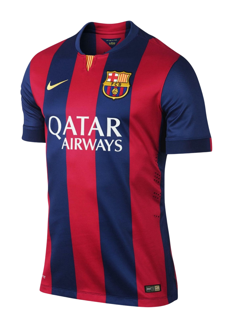 FC Barcelona 2014 15 Home Jersey Striker Style Soccer