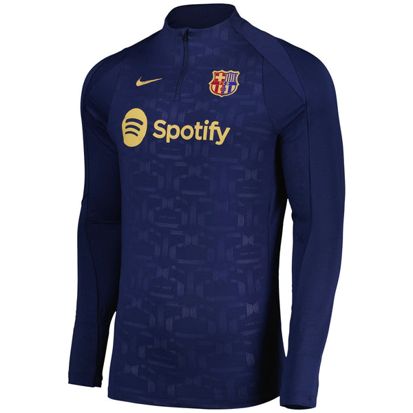 Barcelona Nike Strike Drill Top - Navy