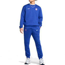 Chelsea FC Casual Crew fleece presentation tracksuit 2024/25 blue - Nike