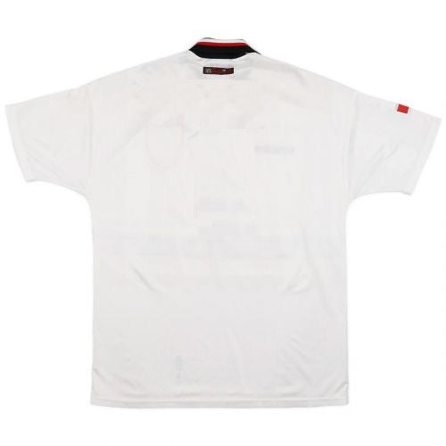 Man United Retro 1999 white jersey Striker Style Soccer