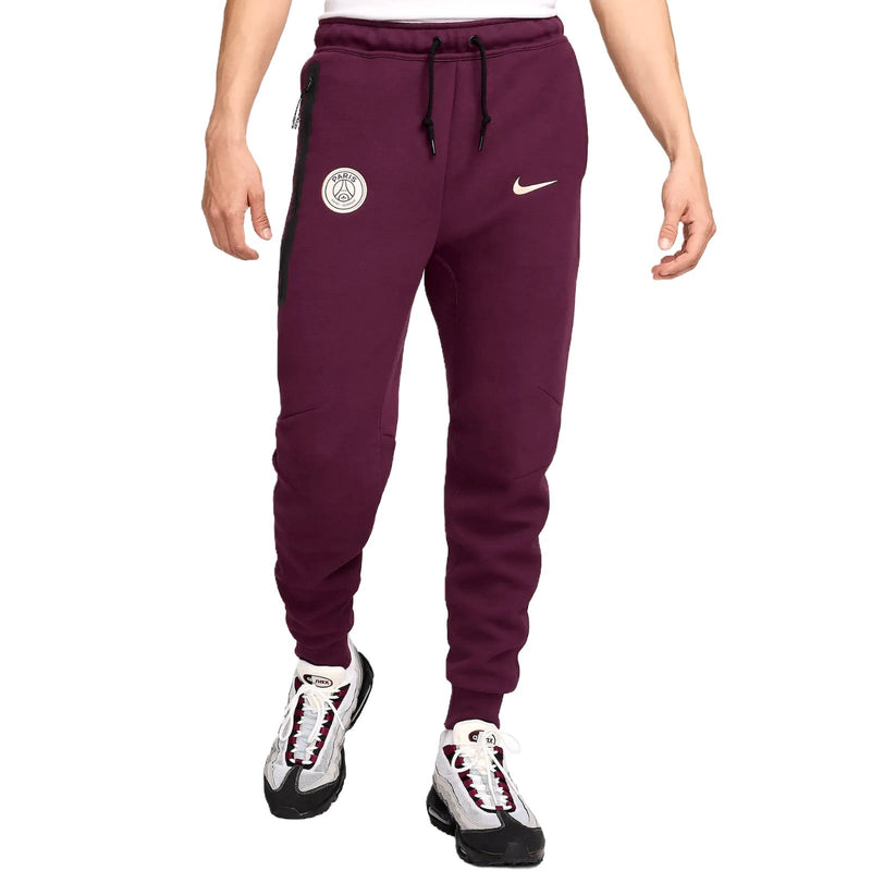 PSG Tech Fleece presentation tracksuit 2024/25 dark red - Nike