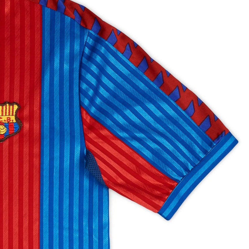 FC Barcelona 1990/91 Home Jersey Striker Style Soccer