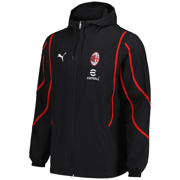 AC Milan PUMA Prematch Anthem Jacket - Black