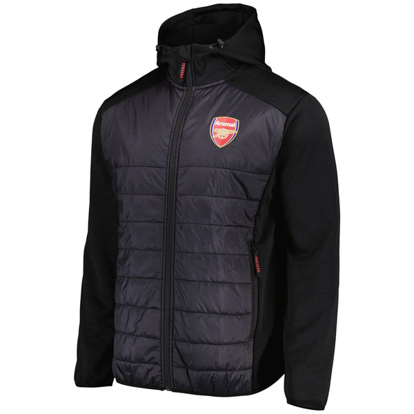 Arsenal Hybrid Jacket - Black - Mens