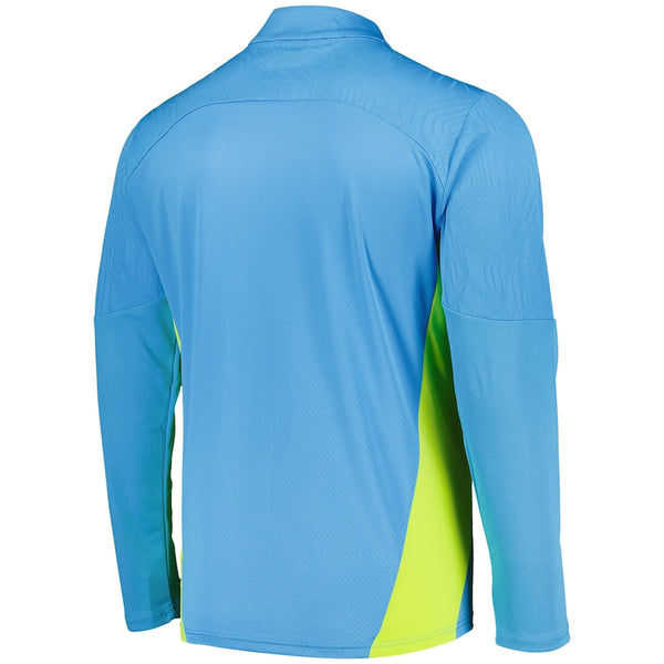 Manchester City PUMA Training 1/4 Zip Top - Blue