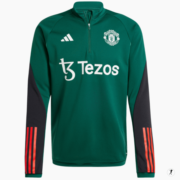 Man Utd Training Top Green