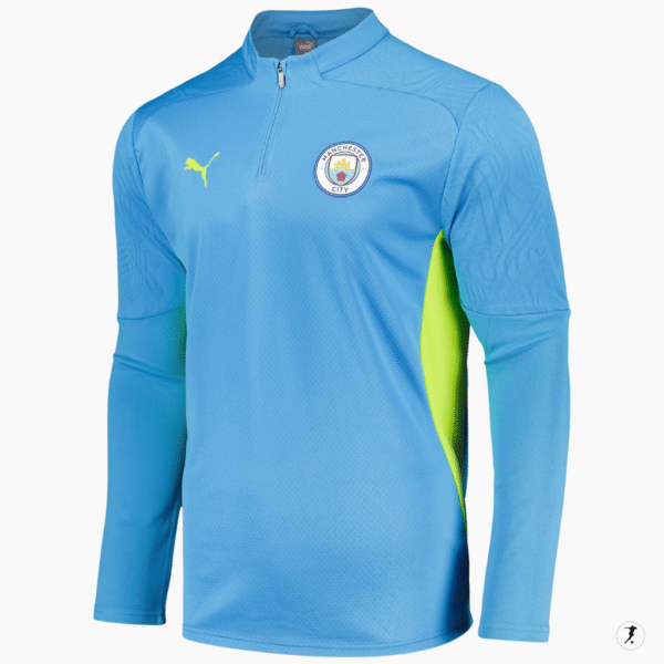 Man City 1/4 Zip Top – Blue