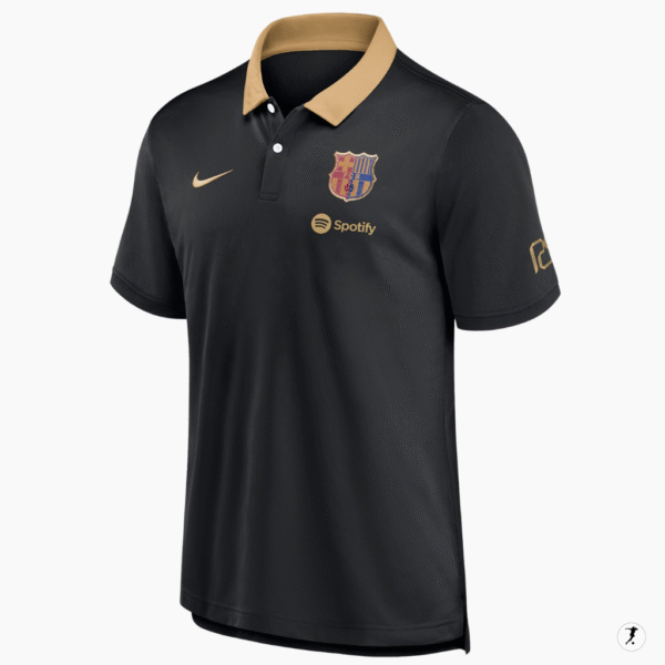 Barca Black FIT Polo Shirt